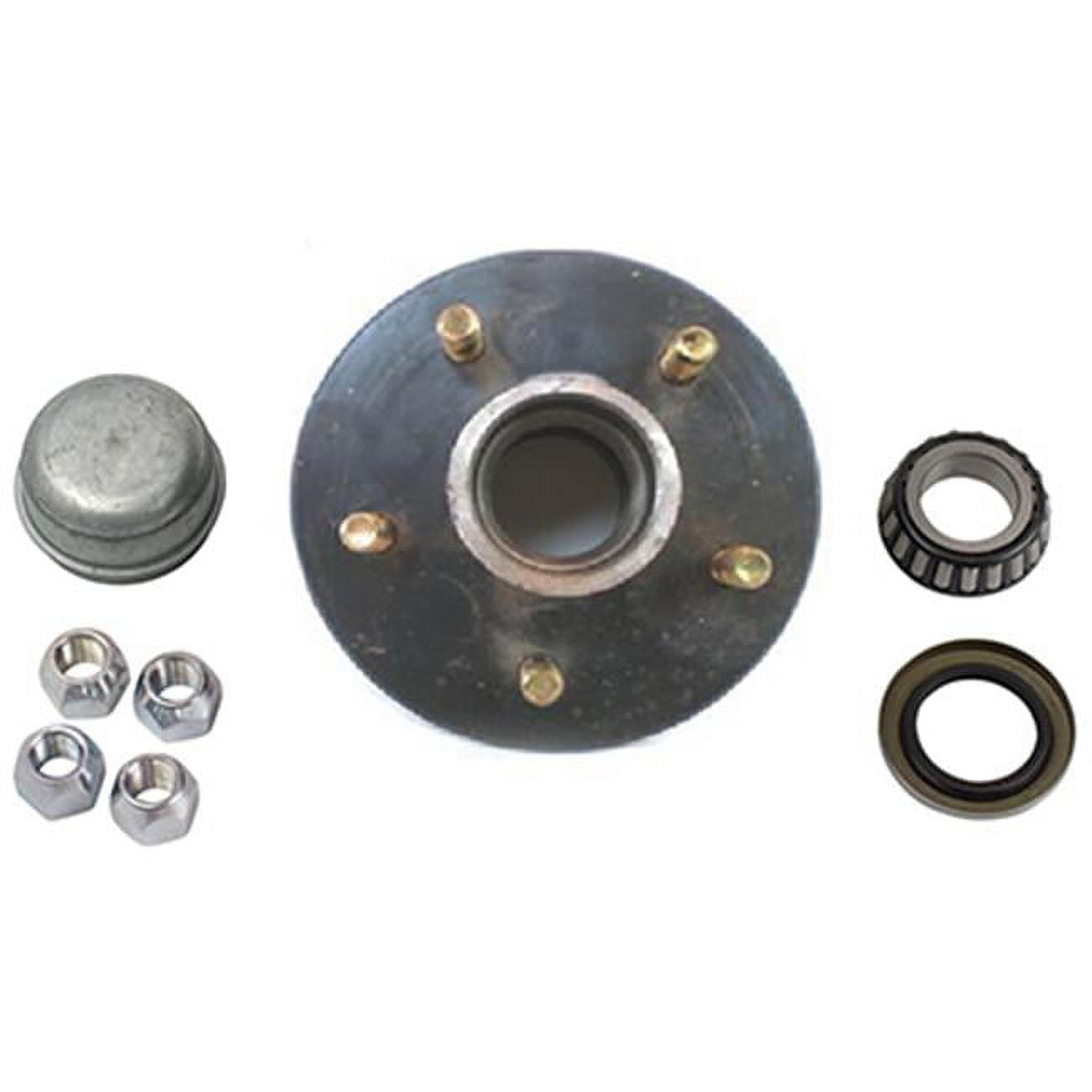The ROP Shop  Trailer Axle Kit Assembly W/ 4 on 4 Bolt Idler Hub