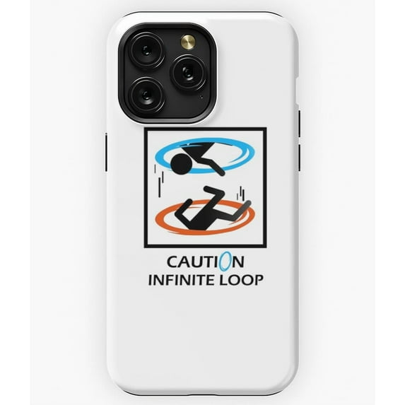 Infinite Loop Portal Video Game Inspired Graphic Art A3684 Phone Case for iPhone 11 to 17 Pro Max