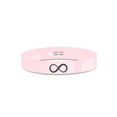 thumbnail image 1 of Infinite Math Symbol Laser Engraved Pink Ceramic Wedding Ring, 4mm, Size 6.5, 1 of 2