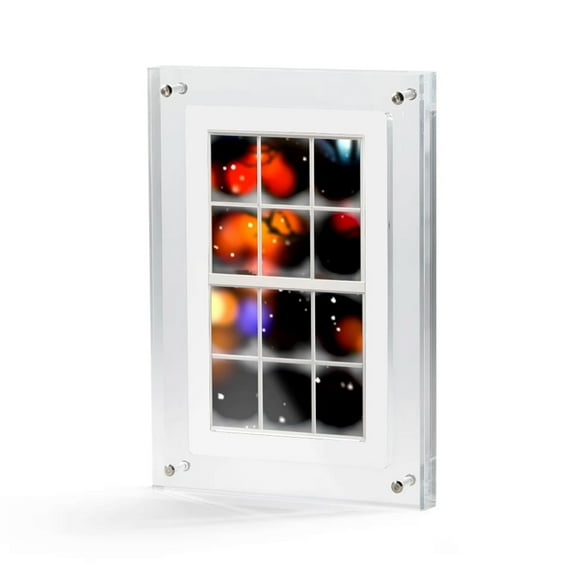 Infinite Objects | Window Seasons Video Print | Handcrafted Digital Art | Home Decor | No Setup | Easy and Simple Digital Frame | Small Acrylic