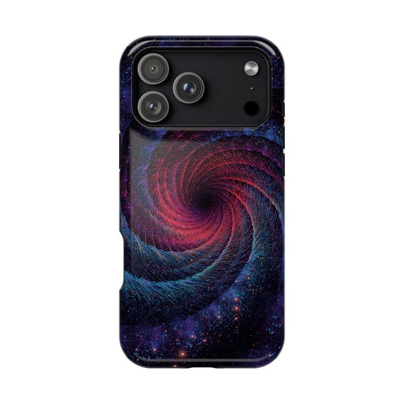 Infinite Particle Spiral Vortex Space Cosmic Astronomy Case form with ...