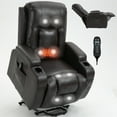 thumbnail image 1 of Infinite Position Up to 350 LBS Power Lift Recliner Chair for Elderly, Heavy Duty Motion Mechanism with 8-Point Vibration Massage and Lumbar Heating,, 1 of 5