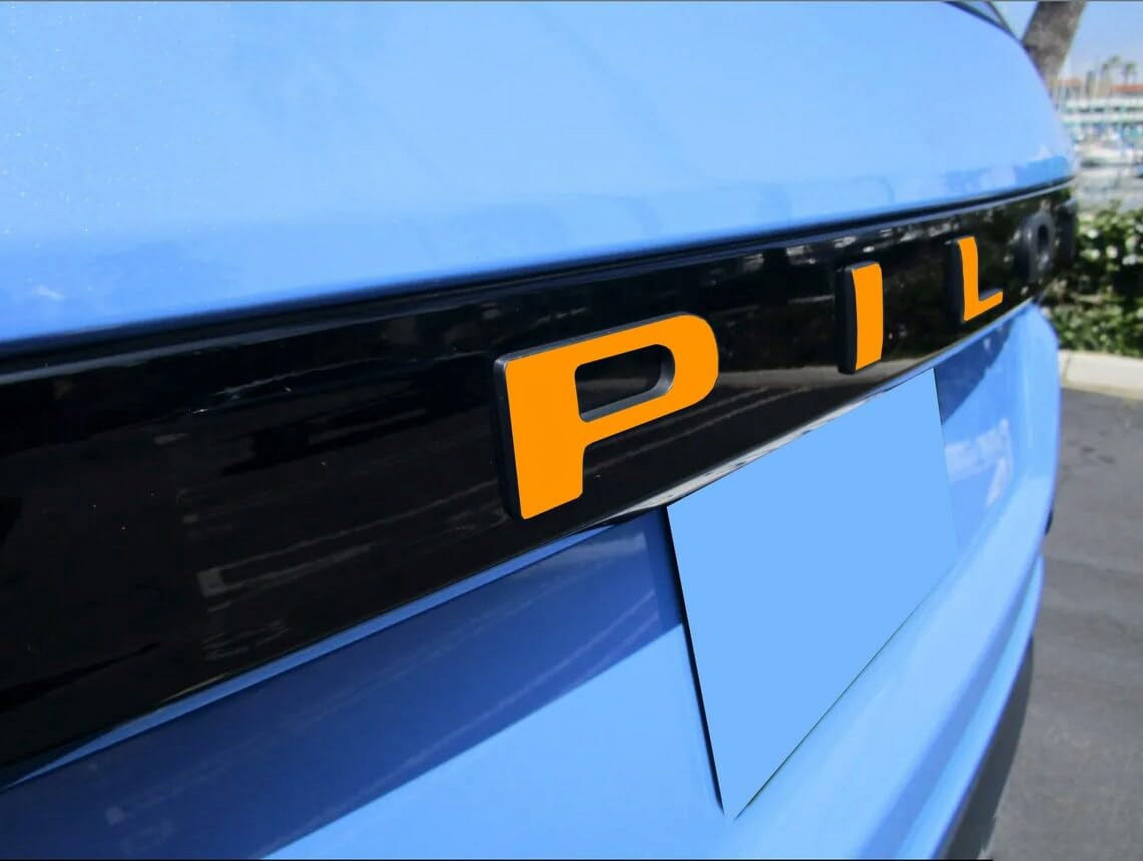 Tailgate raised reflective letters compatible with HONDA PILOT 23 24 CHROME | UK