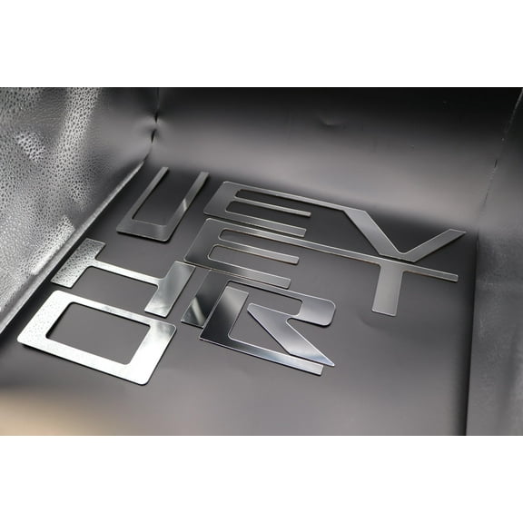 Infinite Sply 2020-2022 Compatible with Colorado Rear Tailgate Letter Inserts in 1/16" w/Adhesive Chrome