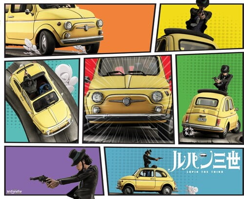 LupinIII サンマリノ Fiat500 ルパン 次元 Lupin III teams up with Fiat in Japan for new promotional campaign