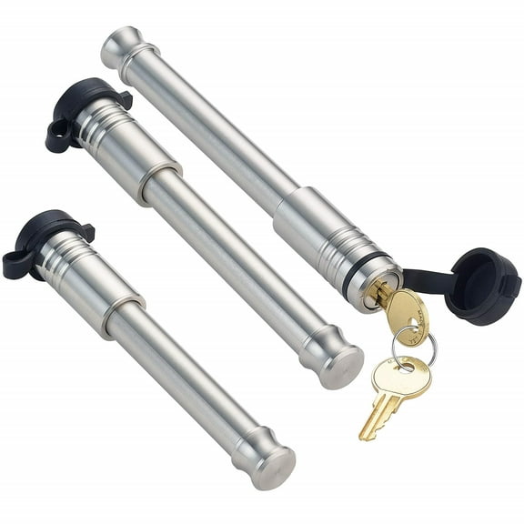 InfiniteRule Security 61652 | 3 Pack Mixed 2.5, Keyed Alike, Hitch Locks for Bulletproof 2.0", 2.5", & 3.0" Drop Hitch - Includes Lock for 2.5" Receiver