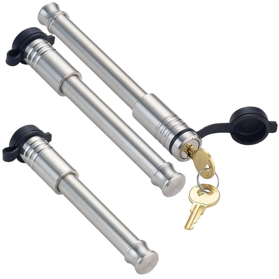 InfiniteRule Security 61653 | 3 Pack Mixed 2.5, Keyed Alike, Hitch Locks for B&W 2.0" & 2.5" Tow & Stow 10K LB & 18K LB - Includes Lock for 2.5" Receiver