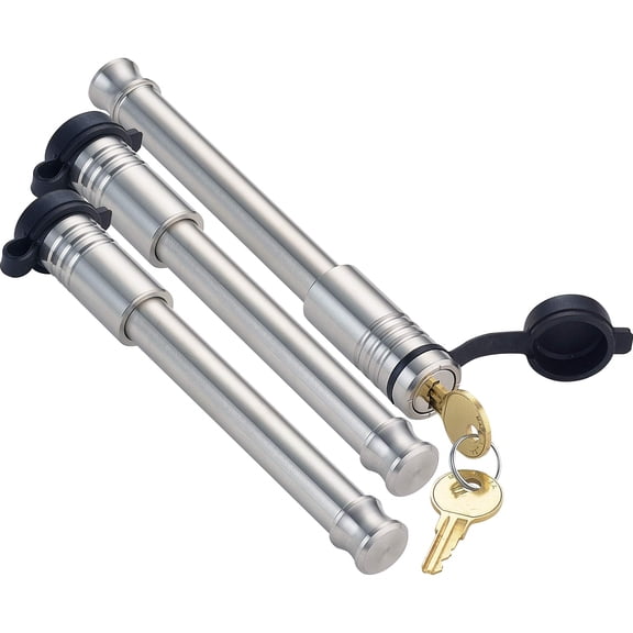 InfiniteRule Security 61675 | 3 Pack, Keyed Alike, Hitch Locks for B&W 2.0" & 2.5" Tow & Stow 10K LB & 18K LB - Fits Adjustable Ball Mount Only - Does NOT FIT Vehicle Receiver