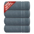thumbnail image 1 of Infinitee Xclusives 100% Turkish Cotton Hand Towels 16 x 30 inches Pack of 4, Elegant Blue, 1 of 9