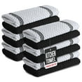 thumbnail image 1 of Infinitee Xclusives Black Kitchen Towel Pack of 12 - 100% Cotton - 15x25 inches., 1 of 11