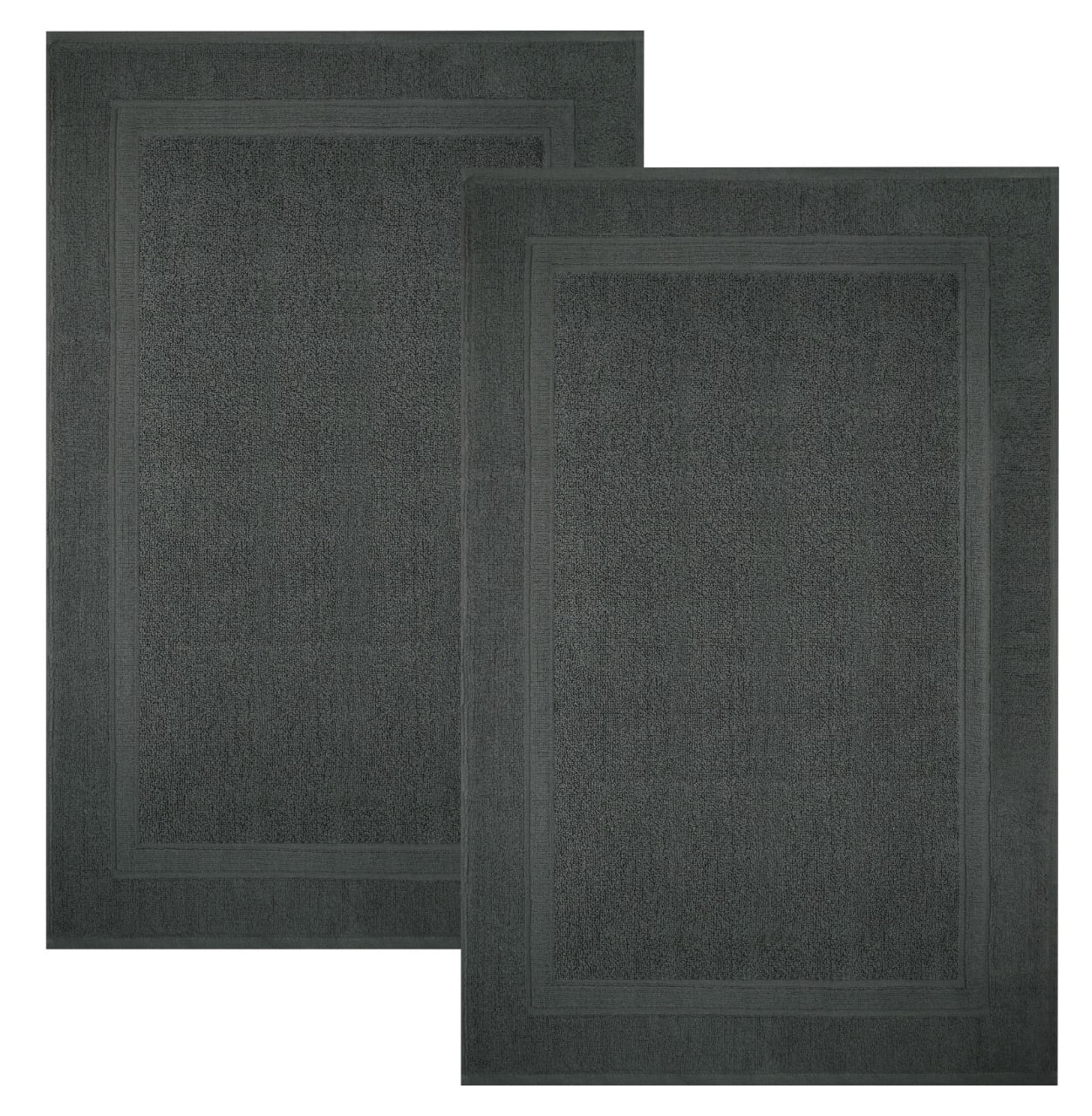 infinitee-xclusives-premium-cotton-banded-grey-bath-mats-pack-of-2