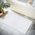 thumbnail image 1 of Infinitee Xclusives Premium Cotton Banded White Bath Mats Pack of 2, 22x34 inches [Not a Bathroom Rug], 1 of 12