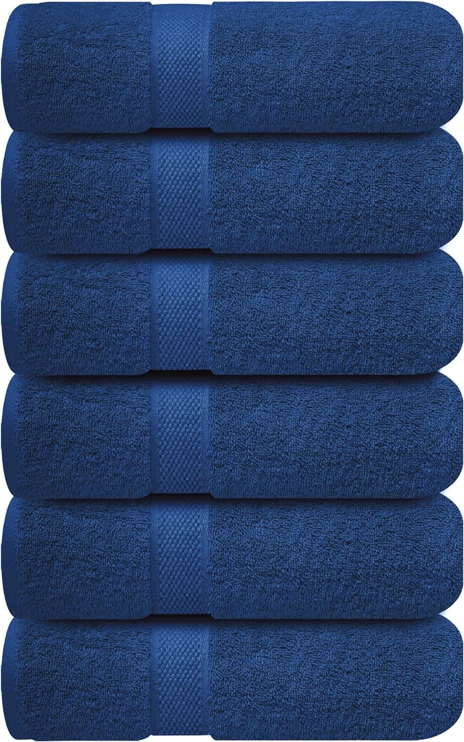 Infinitee Xclusives Premium Hand Towels 100 Cotton Navy Blue Hand
