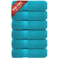thumbnail image 1 of Infinitee Xclusives Premium Hand Towels - 100% Cotton - Teal Hand Towels | 16x28 Inch | Pack of 6, 1 of 9