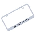 thumbnail image 1 of Infiniti Chrome Metal License Plate Frame, 1 of 3