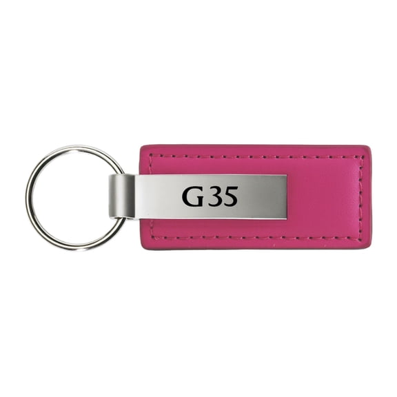 Infiniti G35 Rectangular Leather Key chain (Pink)