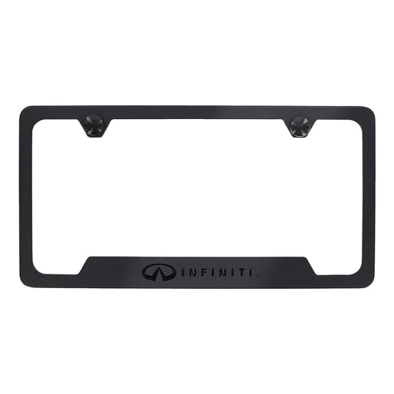 Infiniti License Plate Frame (Matte Black)