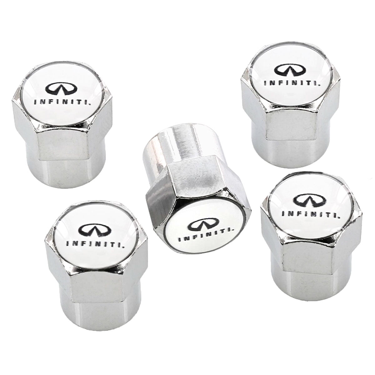 Infiniti Logo Chrome Valve Cap Covers - Walmart.com
