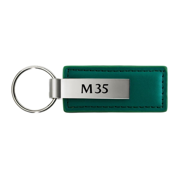 Infiniti M35 Rectangular Leather Key chain (Black)