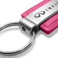 thumbnail image 1 of Infiniti Pink Leather Key Chain, 1 of 2