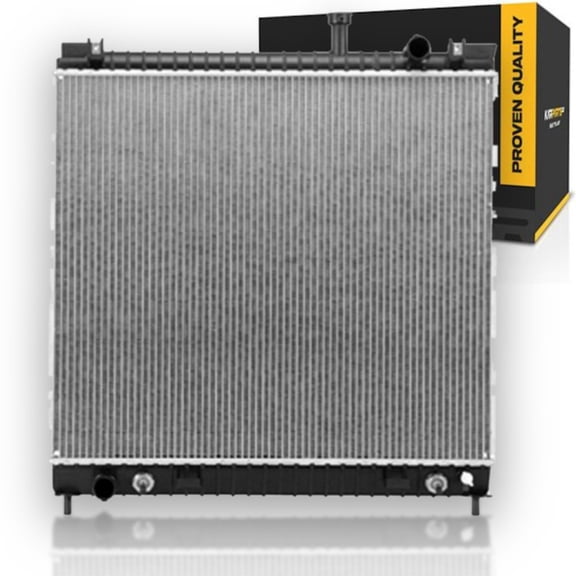 For Infiniti QX56 Radiator 2004-2010| Plastic And Aluminum | 1 3/8" Outlet | 1 3/8" Inlet | 5.6 Liter V8 | Replacement For 40876426894, 214607S000, 214607S00A