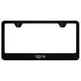 thumbnail image 1 of Infiniti QX56 Laser Etched Logo Stainless Steel License Plate Frame (Black), 1 of 1