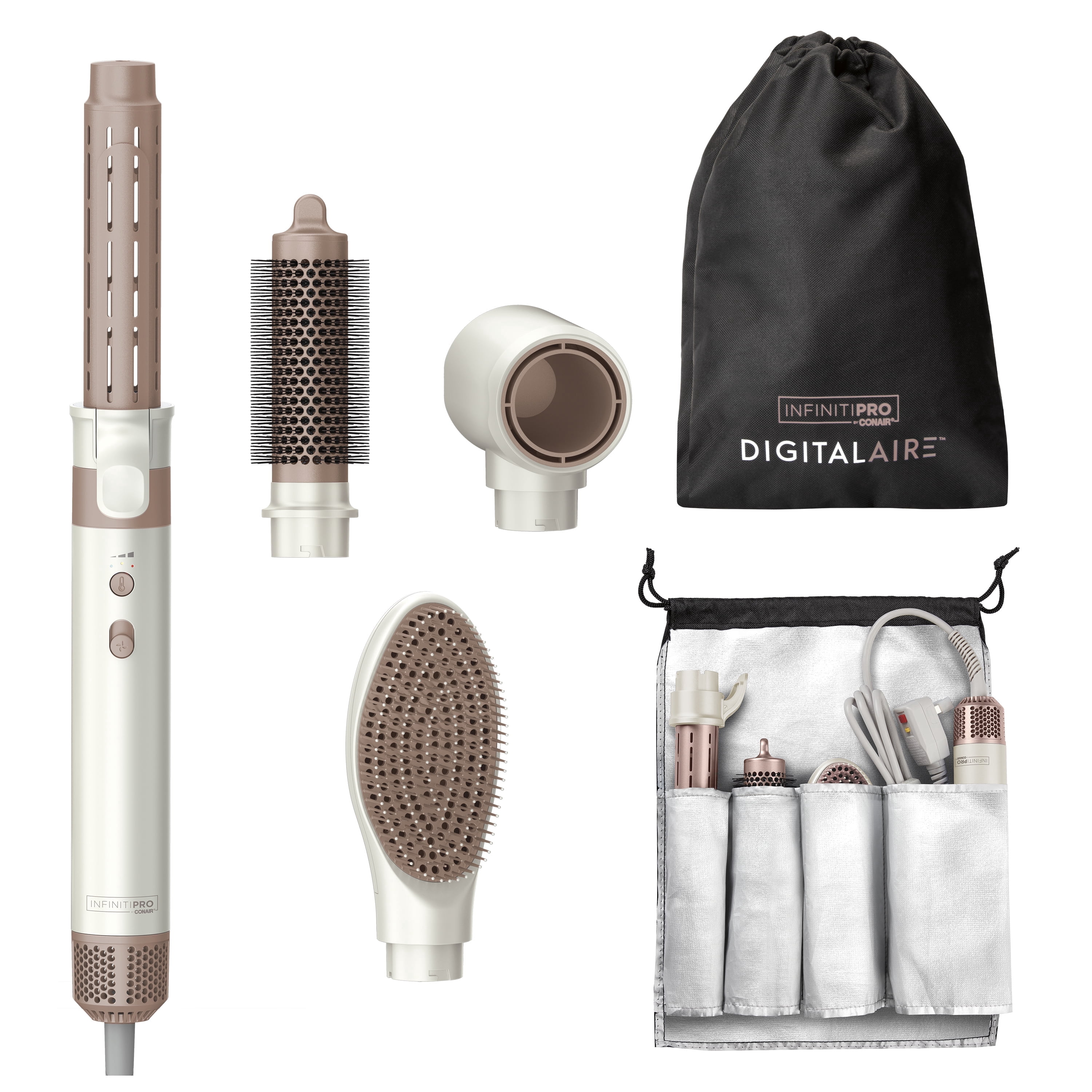 Conair INFINITI PRO DigitalAIRE Hot Air Brush, 1200W - Walmart.com