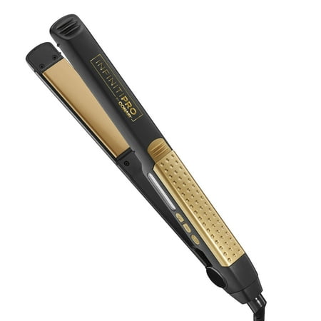 Conair - InfinitiPro Gold 1" Ceramic Flat Iron Shea Butter - Gold