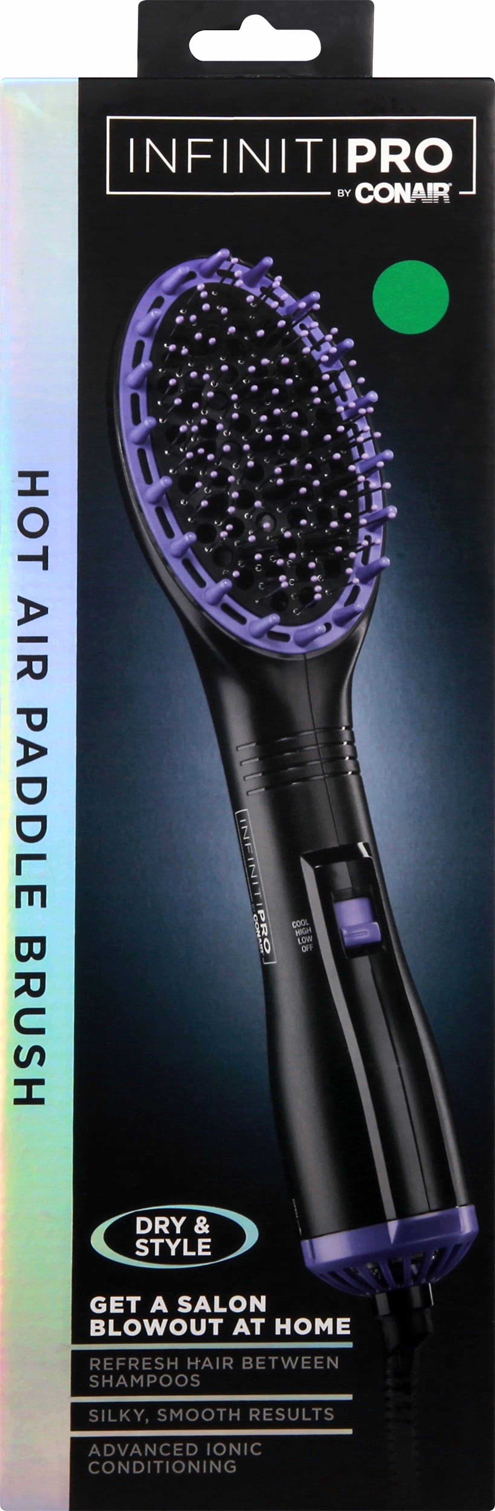 InfinitiPRO by Conair Heated Hair Dryer Hot Air Paddle Brush
