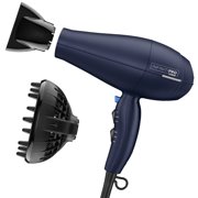 Conair InfinitiPRO 1875 Watt Texture Styling Hair Dryer, Dark Blue