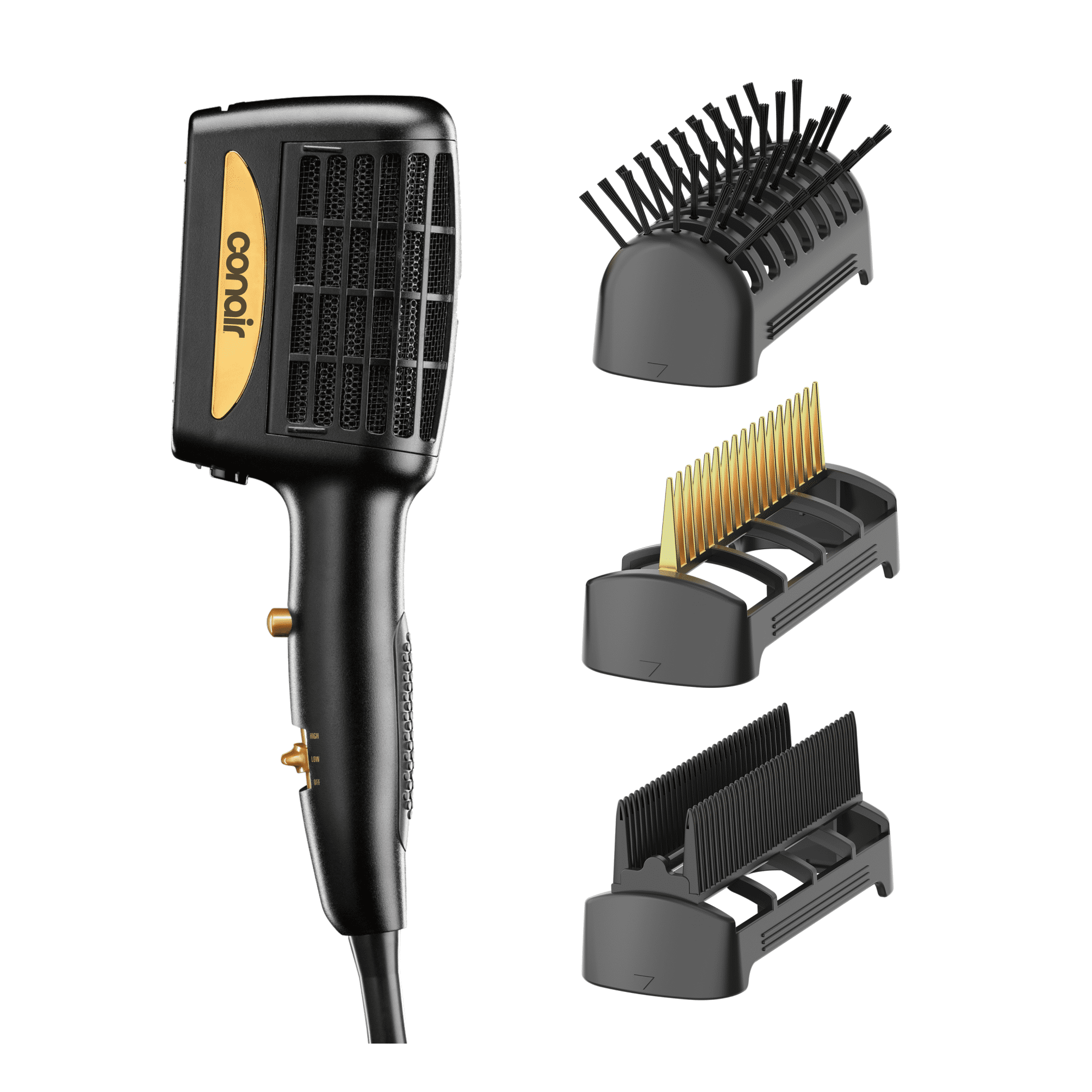 InfinitiPRO by Conair Gold 1875W 3-in-1 Styler Dual Switch Dryer