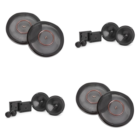 Infinity 2-Pairs REF607CF Reference Series 6-1/2” Two-way Component System W/ Crossover with 2-Pairs of OEM Grills