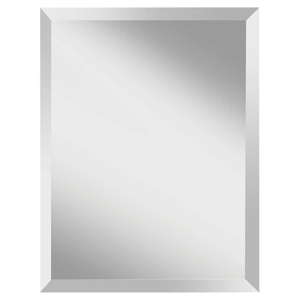 Infinity 22 in. W x 28 in. H Frameless Rectangle Glass Wall Decor ...