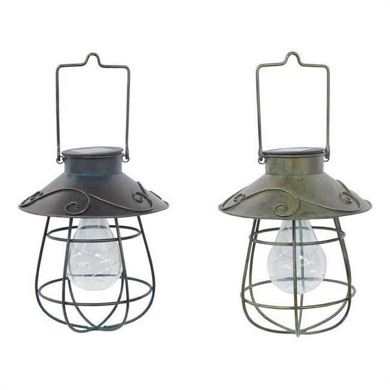 Infinity 8889222 12.99 in. Iron Solar Lantern - Pack of 8 Infinity 8889222 12.99 in. Iron Solar Lantern - Pack of 8
