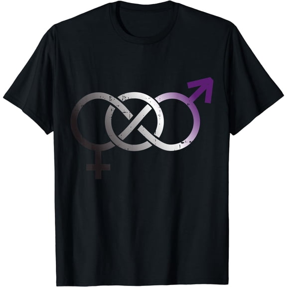Infinity Ace Asexual Pride Flag LGBTQ Cool LGBT Ally Gift T-Shirt
