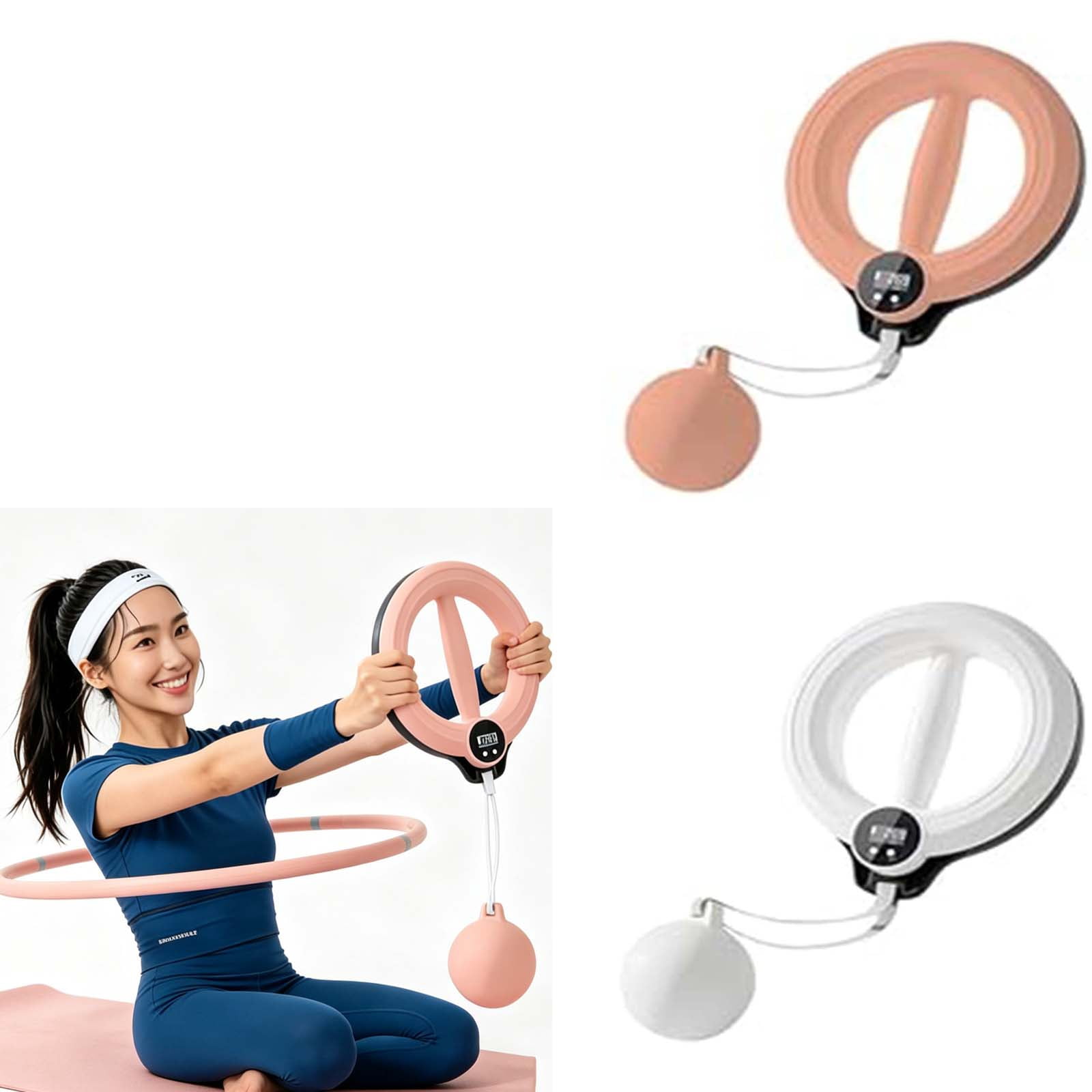 Infinity Arm Hoop – Appareil De Musculation Intelligent Avec Suivi Digital, Rotation 360° Et Manivelle, Pour Bras Et Avant-bras, Fitness à Domicile