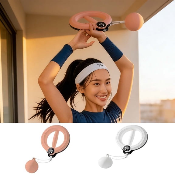 Infinity Arm Hoop,Infinity Hoop For Arms And Shoulder Exercise Equipment, Smart Flabby Arm Exerciser With Digital Tracker, 1.21Lbs Pc Hand-Crank Forearm Workout For Upper Body Toning