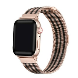 Posh Tech Unisex Infinity Rose Gold Stainless Steel Metal Band for Apple Watch Size 38mm 40mm 41mm Walmart