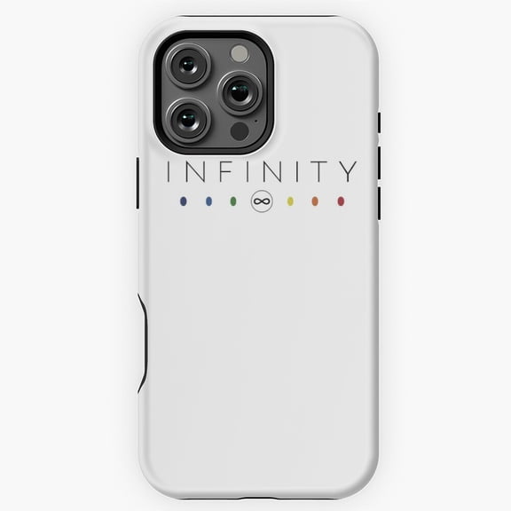 Infinity Black Clean Phone Case for iPhone 16 15 14 13 12 11 Pro Max M5909838