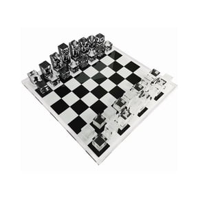 Infinity CB26 17.3" Lucite Chess Set Luxury, Professional and Premium Quality