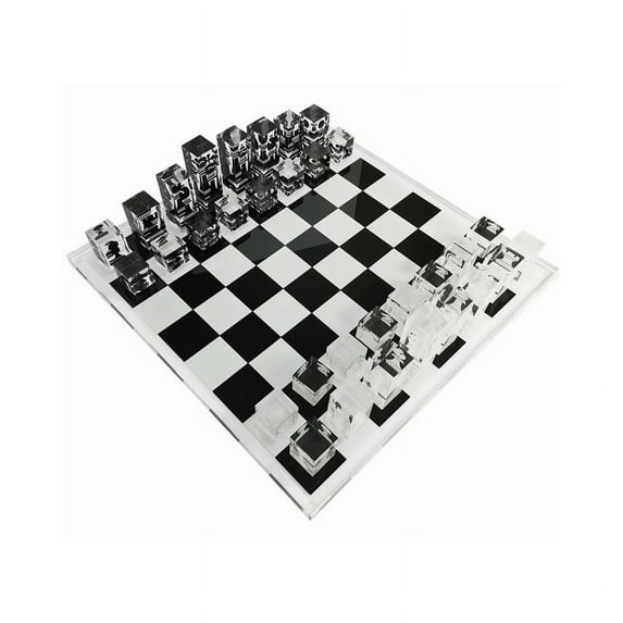 Infinity CB26 17.3" Lucite Chess Set Luxury, Professional and Premium Quality