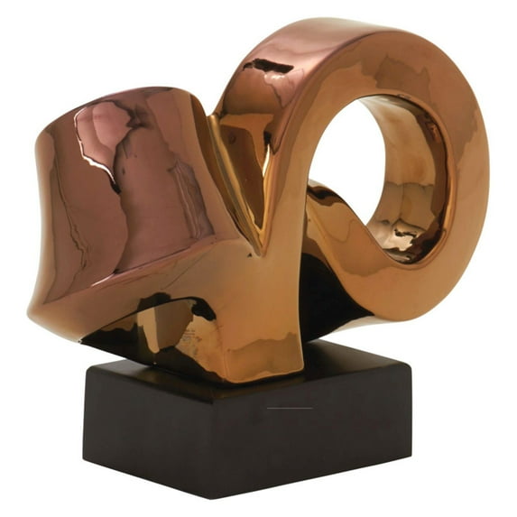 Infinity Ceramic Copper Abstract