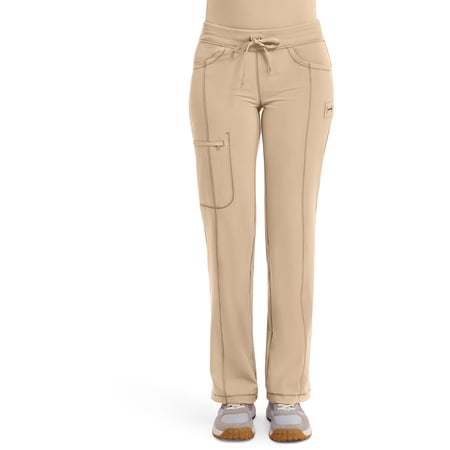 Infinity Cherokee Drawstring Pant for Women Straight Leg with 360 Stretch, Wrinkle-Resistant & 4 Pockets - 1123A