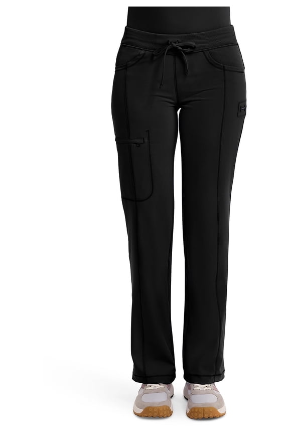 Infinity Cherokee Drawstring Pant for Women Straight Leg with 360 Stretch, Wrinkle-Resistant & 4 Pockets - 1123A