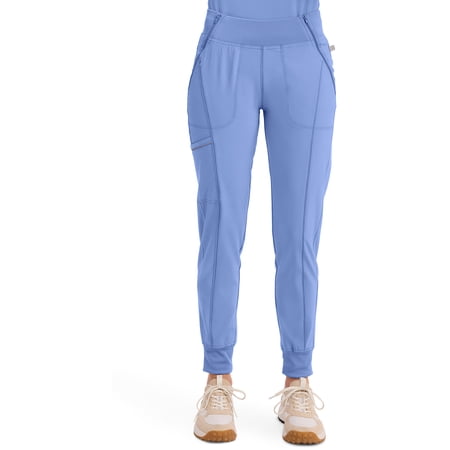 Infinity Cherokee Jogger Scrub Pants for Women Mid Rise Cargo Pocket with 4-Way Stretch Moisture Wicking Technology -CK110A