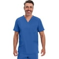 thumbnail image 1 of Infinity Cherokee V- Neck Men's Scrub Top with Rib Knit Back Panels with 3 Pockets and 360 Stretch - CK900A, 1 of 8