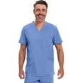 thumbnail image 1 of Infinity Cherokee V- Neck Men's Scrub Top with Rib Knit Back Panels with 3 Pockets and 360 Stretch - CK900A, 1 of 9