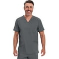 thumbnail image 1 of Infinity Cherokee V- Neck Men's Scrub Top with Rib Knit Back Panels with 3 Pockets and 360 Stretch - CK900A, 1 of 8