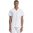 thumbnail image 1 of Infinity Cherokee V- Neck Men's Scrub Top with Rib Knit Back Panels with 3 Pockets and 360 Stretch - CK900A, 1 of 9