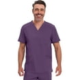 thumbnail image 1 of Infinity Cherokee V- Neck Men's Scrub Top with Rib Knit Back Panels with 3 Pockets and 360 Stretch - CK900A, 1 of 9
